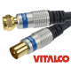 Kabel (przewód) antenowy TV - F (sat) Vitalco