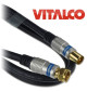 Kabel (przewód) antenowy TV - F (sat) Vitalco