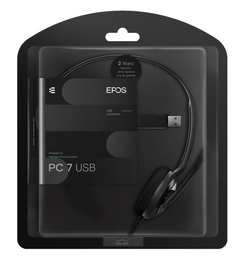 EPOS / Sennheiser PC 7 USB - Słuchawki nauszne do VOIP