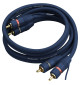 MONACOR AC-150/BL - Kabel połączeniowy audio 2 RCA - 2 RCA 1.5m