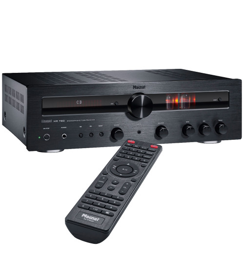 Magnat MR 780 - Hybrydowy amplituner stereo z Bluetooth, USB, DAC