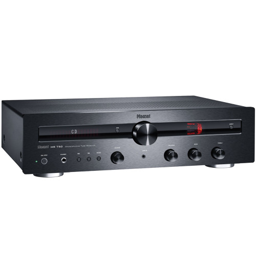 Magnat MR 750 - Hybrydowy amplituner stereo z Bluetooth, HDMI, DAC, FM, DAB/DAB+