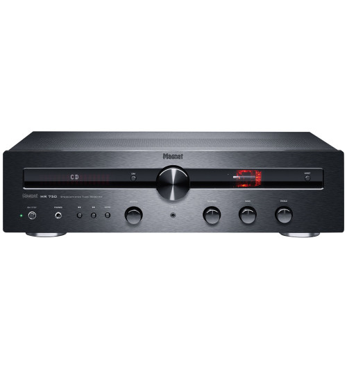 Magnat MR 750 - Hybrydowy amplituner stereo z Bluetooth, HDMI, DAC, FM, DAB/DAB+