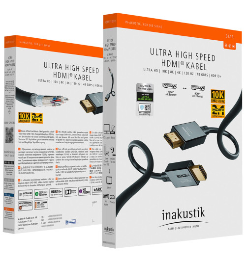 In-Akustik Star HDMI 2.1 8K - Kabel HDMI z Ethernet - 1 metr