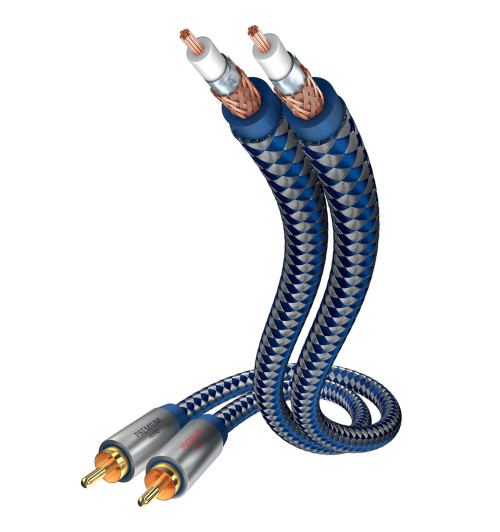 In-Akustik Premium RCA - Kabel połączeniowy audio 2 RCA - 2 RCA - 1.5 metra
