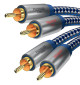 In-Akustik Premium RCA - Kabel połączeniowy audio 2 RCA - 2 RCA - 0.75 metra