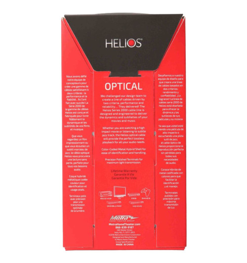 Metra AV Helios AS-T-2003 - Kabel optyczny Toslink 0,9m