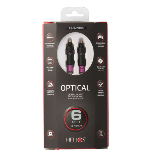 Metra AV Helios AS-T-2006 - Kabel optyczny Toslink 1,8m