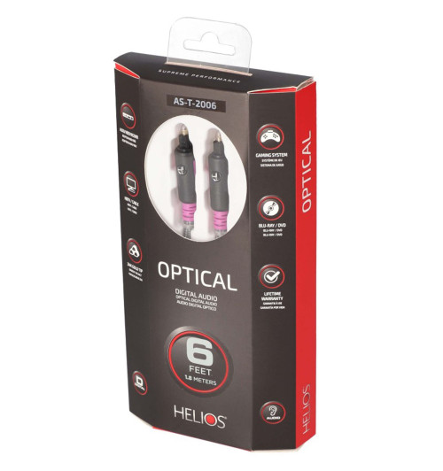 Metra AV Helios AS-T-2006 - Kabel optyczny Toslink 1,8m