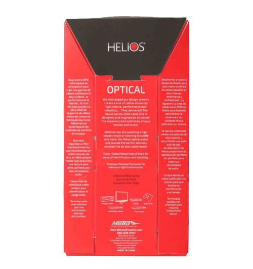 Metra AV Helios AS-T-2006 - Kabel optyczny Toslink 1,8m