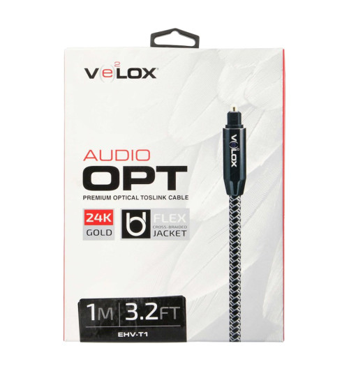 Metra AV Velox EHV-T1 - Kabel optyczny Toslink 1m