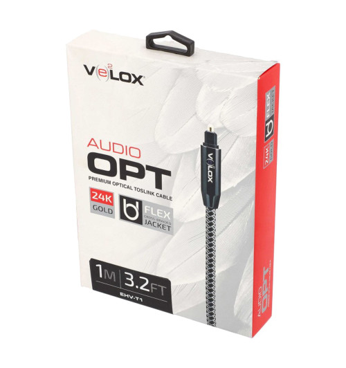 Metra AV Velox EHV-T1 - Kabel optyczny Toslink 1m