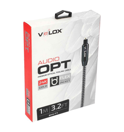 Metra AV Velox EHV-T1 - Kabel optyczny Toslink 1m