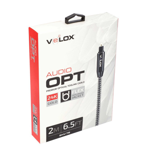 Metra AV Velox EHV-T2 - Kabel optyczny Toslink 2m