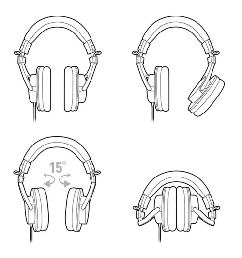 Audio-Technica ATH-M20X - Słuchawki wokółuszne studyjne DJ