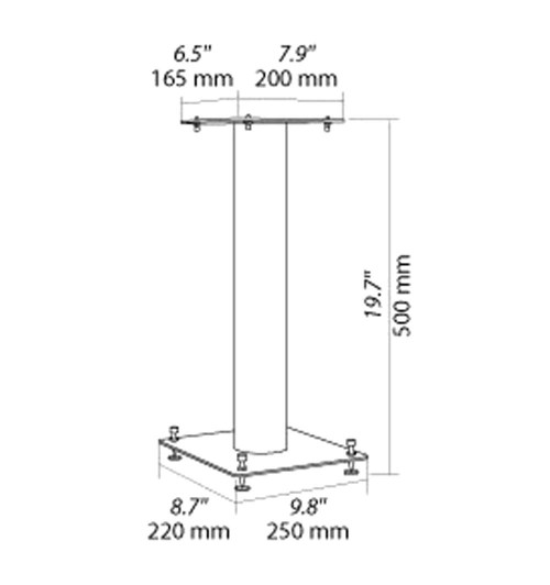 NorStone Stylum 1 - Stojaki głośnikowe (para)