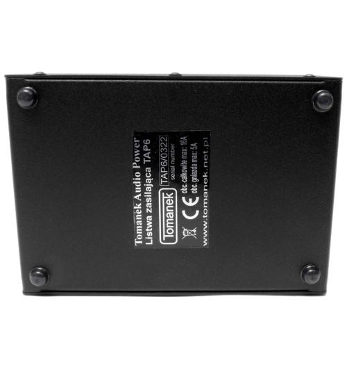 Tomanek TAP6 – Listwa zasilająca z filtrem - 6 gniazd