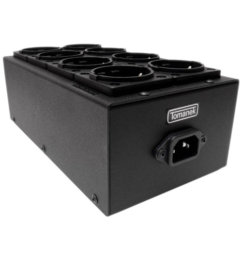 Tomanek TAP8+ – Listwa zasilająca z filtrem i DC Blocker - 8 gniazd