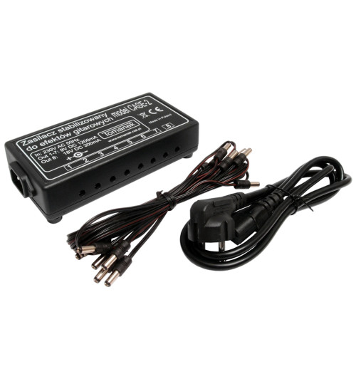 Tomanek Case-2 - Stabilizowany zasilacz 9V DC i 18V DC do 8 efektów gitarowych