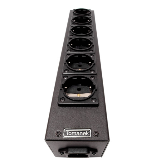 Tomanek TAP6S Slim – Listwa zasilająca z filtrem - 6 gniazd
