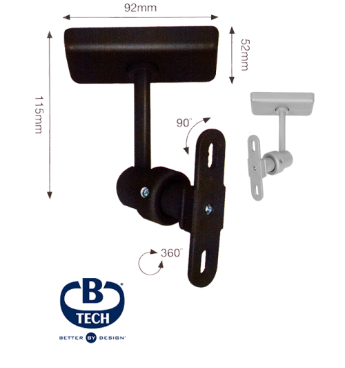 UCHWYT GŁOŚNIKOWY ŚCIENNY-SUFITOWY B-TECH BT34