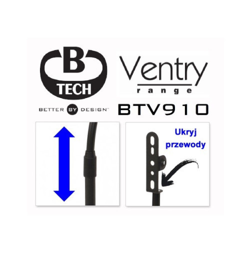 PODSTAWKI GŁOŚNIKOWE B-TECH BTV910