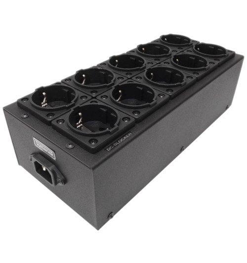 Tomanek TAP10+ – Listwa zasilająca z filtrem i DC Blocker - 10 gniazd