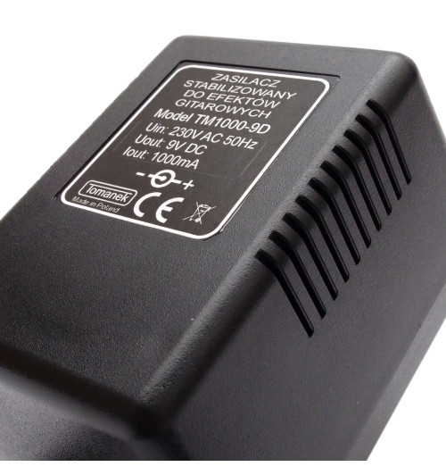 Tomanek TM1000-9D – Zasilacz 9V do 6 efektów gitarowych
