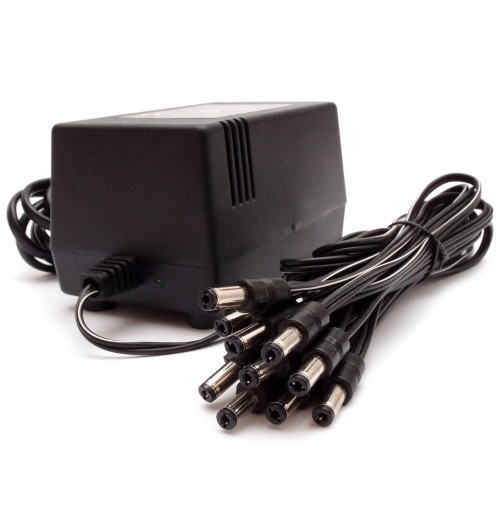 Tomanek TM1800-9D – Zasilacz 9V DC do 10 efektów gitarowych