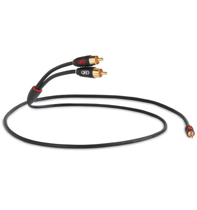 QED Profile J2P QE5081 - Kabel stereo 3.5mm Jack - 2 RCA - 1m