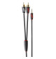 QED Profile J2P QE5091 - Kabel stereo 3.5mm Jack - 2 RCA - 3m