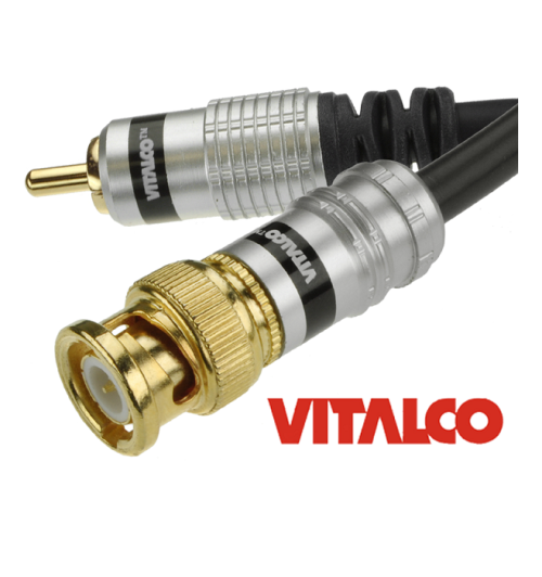 Kabel (przewód) BNC-RCA Vitalco 3m