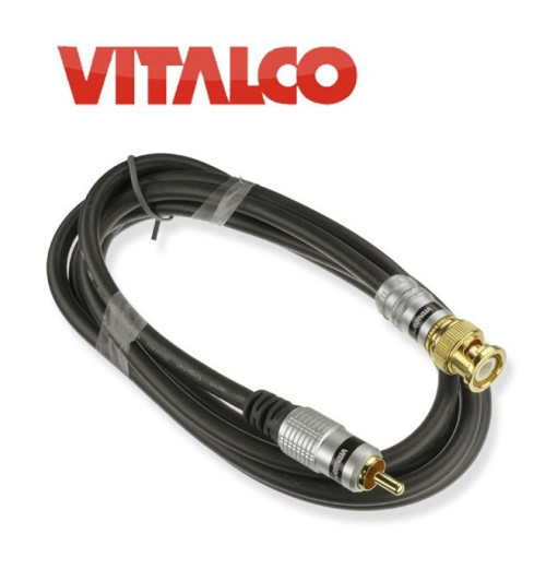 Kabel (przewód) BNC-RCA Vitalco 3m