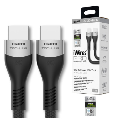 Techlink iWires Pro 8K 711803 – Kabel HDMI Ultra High Speed 3m