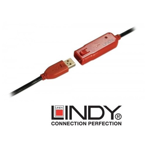 Przedłużacz USB ze wzmacniaczem Lindy