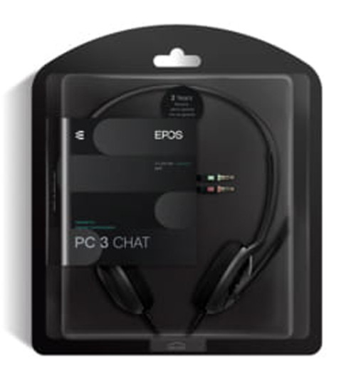 EPOS / Sennheiser PC 3 CHAT - Multimedialne słuchawki nauszne do VOIP