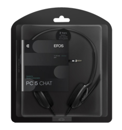 EPOS / Sennheiser PC 5 CHAT - Multimedialne słuchawki nauszne do VOIP