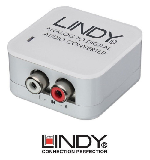 Konwerter 2 RCA - SPDIF Lindy 70409