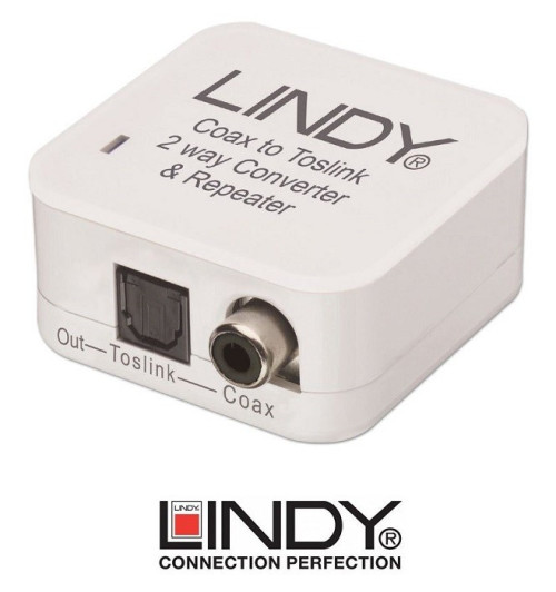 Konwerter SPDIF - Toslink LINDY 70411