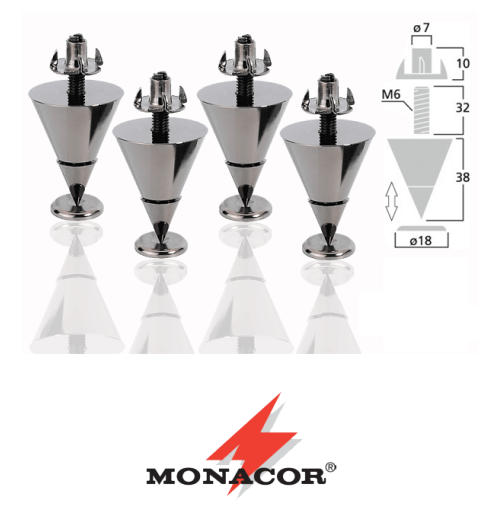 Monacor kolce głośnikowe SPS-30SC