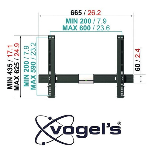 Vogels THIN 315 uchwyt TV / LCD (uchylny)