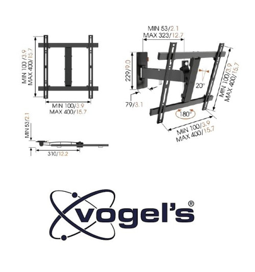 Vogels W52070 uchwyt TV