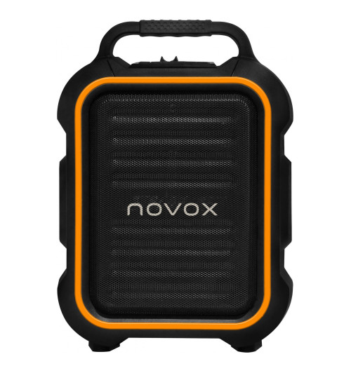 Novox Mobilite Orange - Mobilny system nagłośnieniowy MP3 USB/SD Bluetooth z mikrofonem