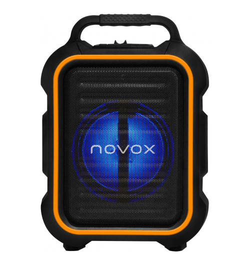 Novox Mobilite Orange - Mobilny system nagłośnieniowy MP3 USB/SD Bluetooth z mikrofonem