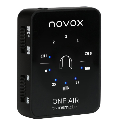 Novox ONE AIR - Zestaw bezprzewodowy z mikrofonem do nagrywania