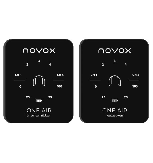 Novox ONE AIR - Zestaw bezprzewodowy z mikrofonem do nagrywania