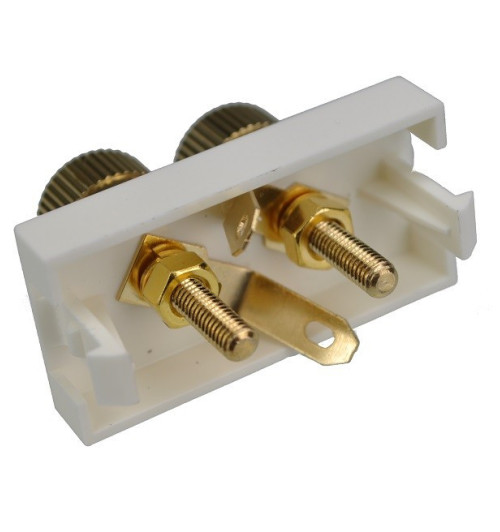 Gniazdo 2x banan MultiPanel MOSAIC