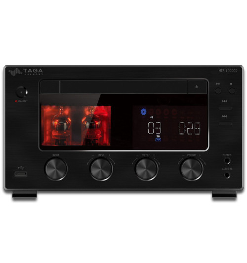 Taga Harmony HTR-1000CD v.2 + TAV-806S - Zestaw: Wzmacniacz hybrydowy + para kolumn podstawkowych