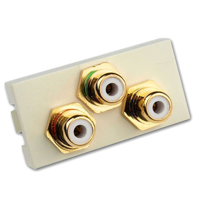 Gniazdo Component (3 RCA) MultiPanel