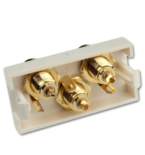 Gniazdo Component (3 RCA) MultiPanel